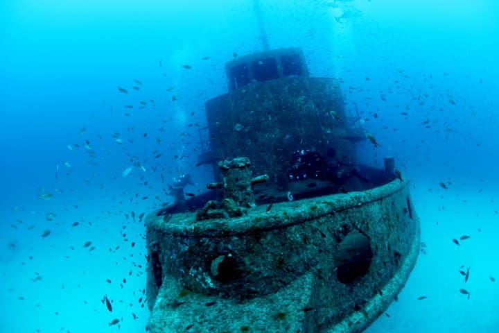 MV Rozi Wreck dive site, Malta / Gozo / Comino