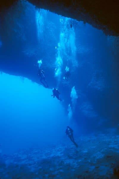 Blue Holes Palau dive site, Palau